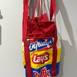 VINTAGE 1985 O'Gradys, Lays,‎ Ruffles Cooler Bag Beach Picnic Frito-Lay Q